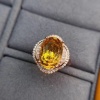 Natural Citrine Ring, 925 Sterling Sliver, Engagement Ring, Wedding Ring, luxury Ring, solitaire Ring, Oval Cut Ring | Save 33% - Rajasthan Living 16