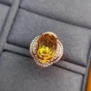 Natural Citrine Ring, 925 Sterling Sliver, Engagement Ring, Wedding Ring, luxury Ring, solitaire Ring, Oval Cut Ring | Save 33% - Rajasthan Living 11