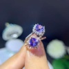 Natural Tanzanite Ring,925 Sterling Sliver,Engagement Ring,Wedding Ring, luxury Ring, solitaire Ring, Cushion cut Ring | Save 33% - Rajasthan Living 13