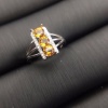 Natural Citrine Ring, 925 Sterling Sliver, Citrine Engagement Ring, Citrine Wedding Ring, luxury Ring, Ring/Band, Citrine Round cut Ring | Save 33% - Rajasthan Living 10