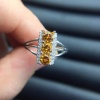 Natural Citrine Ring, 925 Sterling Sliver, Citrine Engagement Ring, Citrine Wedding Ring, luxury Ring, Ring/Band, Citrine Round cut Ring | Save 33% - Rajasthan Living 12