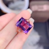 Natural Amethyst Ring, 925 Sterling Silver, Amethyst Engagement Ring, Amethyst Ring, Wedding Ring, Luxury Ring, Ring/Band, Emerald Cut Ring | Save 33% - Rajasthan Living 12