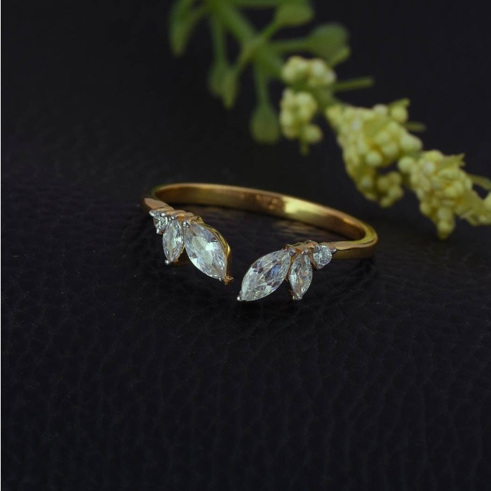 Sterling Silver Adjustable Leaf Ring, Open Rings, Stackable Ring, Simple Delicate Leaves Ring, Nature Ring, Branch Ring, Gift for her, Wife | Save 33% - Rajasthan Living 6