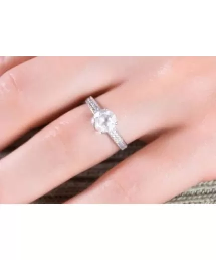 Zircon Stone Silver Wedding Ring | Save 33% - Rajasthan Living