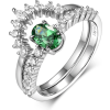 New Engagement Jewelry Wholesale S925 Ladies Stone Ring Zambian Emerald Ring | Save 33% - Rajasthan Living 12