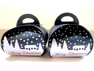 10 Christmas Favor boxes, christmas decorations, Christmas gift boxes, Christmas box, Christmas Favors, Christmas Party Favor Boxes | Save 33% - Rajasthan Living 12