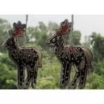 Set of 6 Reindeer Christmas Ornaments, Holiday Decor, Xmas Hanging,Jungle Safari, Animal for kids, Christmas Reindeer, Christmas Decorative | Save 33% - Rajasthan Living 15