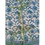 Christmas Tree Skirt 60″ Round Olive Green Flower Design Hand Block Printed Christmas Flower Merry Xmas Tree Pattern Skirts Handmade | Save 33% - Rajasthan Living 19